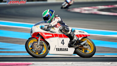 Yamaha Racing Heritage Club riding Paul Ricard