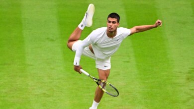 Wimbledon 2022: Carlos Alcaraz wins five-set thriller to advance to the second round