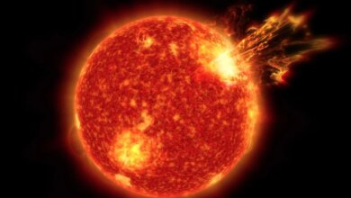 A solar cyclone large enough to 'swallow the Earth' explodes above the Sun;  Will it cause a solar storm?