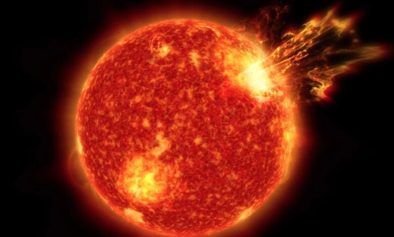 A solar cyclone large enough to 'swallow the Earth' explodes above the Sun;  Will it cause a solar storm?