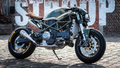 Green machine: Deep Creek's custom Ducati ST4
