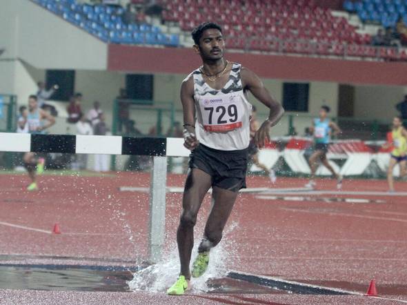 Avinash Sable broke the national record in the 3000m hurdles for the 8th time, at the Rabat Diamond League