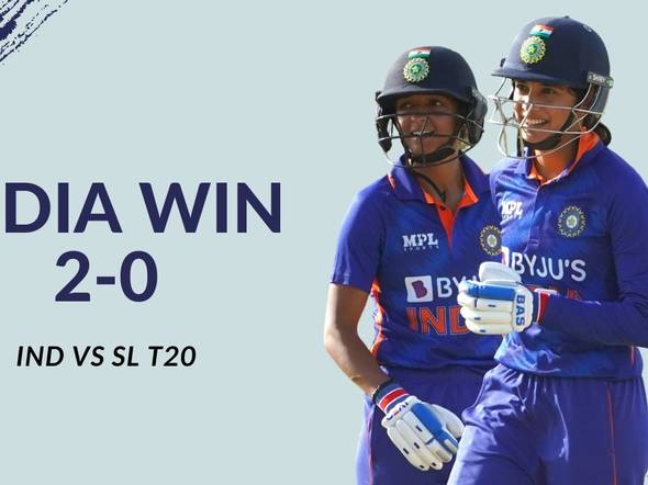 India leads 2-0 in WT20I series against Sri Lanka