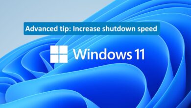 How to speed up shutdown in Windows 11