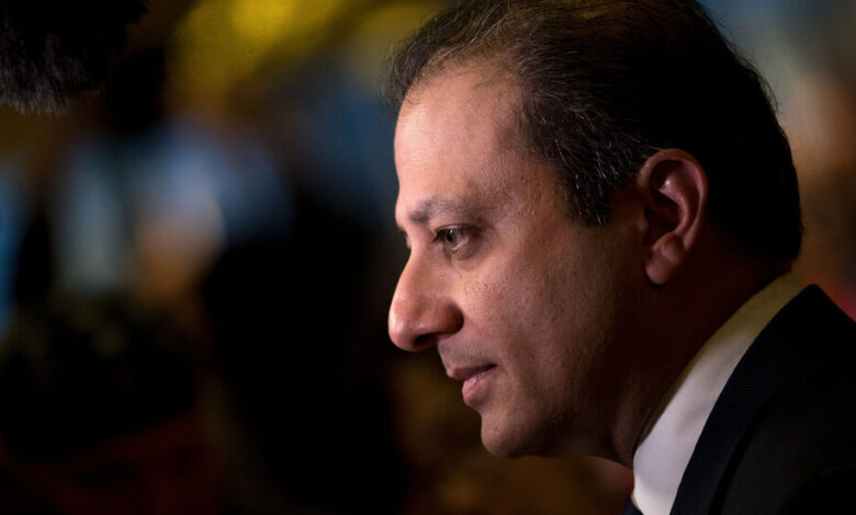 Preet Bharara Joins WilmerHale - The New York Times