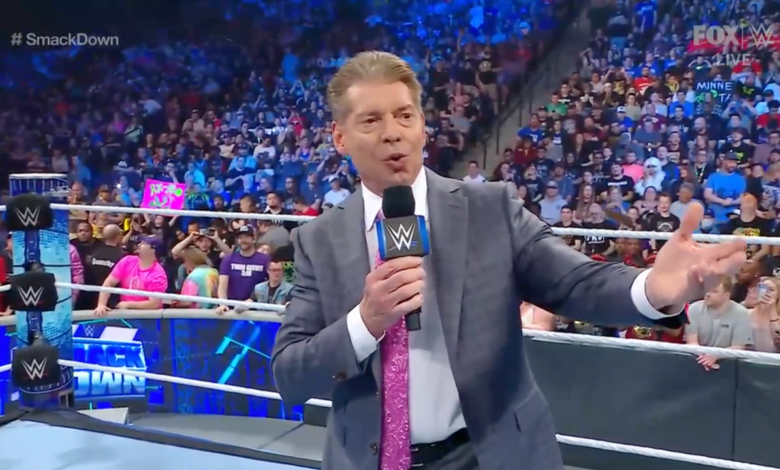 Mr. McMahon addresses the WWE Universe