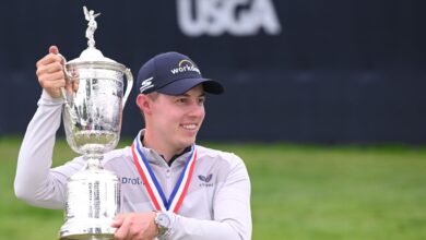 Matt Fitzpatrick has a pivotal moment on the final hole of the US Open 2022