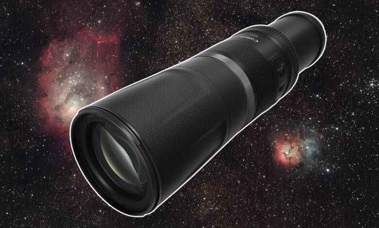 Can you use Canon RF 800 f/11 for astrophotography?