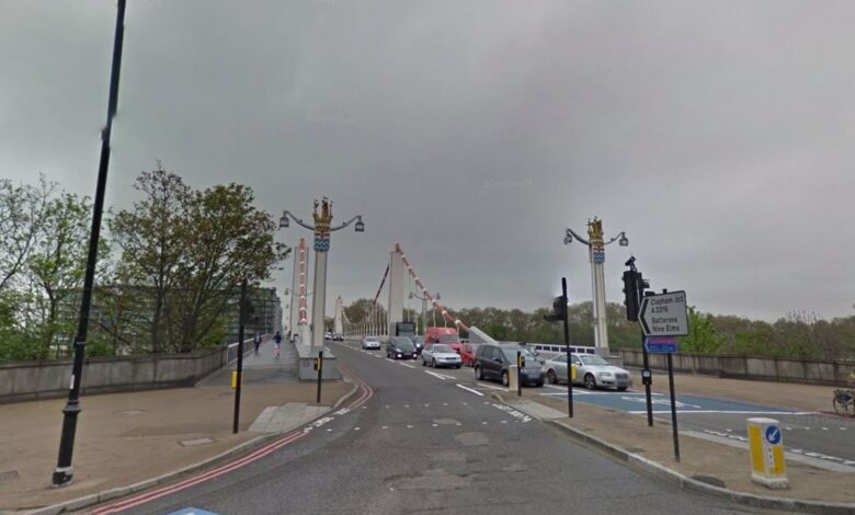 Chelsea Bridge. Pic: Google street view