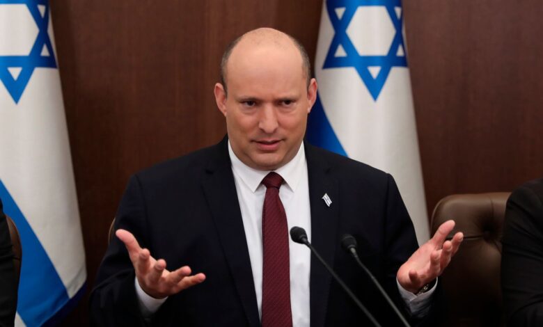 Israeli Prime Minister Naftali Bennett. Pic: AP