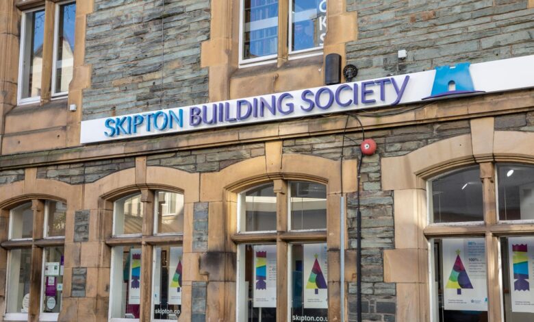 A Skipton building society branch in Keswick town centre