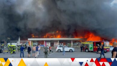 Ukraine War: Missile hits shopping center with more than 1,000 people inside in the city of Kremenchuk, says Zelenskyy |  World News