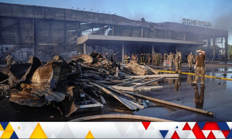 Ukraine: World leaders condemn Kremenchuk shopping mall attack, calling it a 'war crime' |  World News