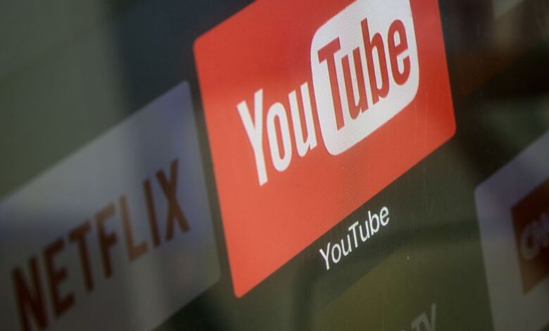 ISTANBUL, TURKEY - MARCH 23: The YouTube and Netflix app logos are seen on a television screen on March 23, 2018 in Istanbul, Turkey. The Government of Turkish President Recep Tayyip Erdogan passed a new law on March 22 extending the reach of the country's radio and TV censor to the internet. The new law will allow RTUK, the states media watchdog, to monitor online broadcasts and block content of social media sites and streaming services including Netflix and YouTube. Turkey already bans many we