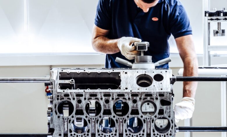 Bugatti looks back at how they developed the W16 engine