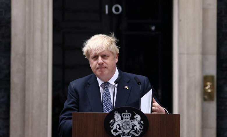 Boris Johnson gives up on latest scandal, a messy end to a messy tenure