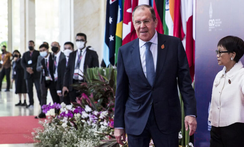 Russia's Lavrov Is Pariah at Group 20 Event, But Only For Some