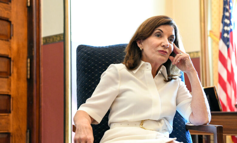 Hochul's oath to overcome Albany's culture finds an unexpected enemy: himself
