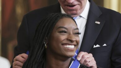 Simone Biles received the Presidential Medal of Freedom!