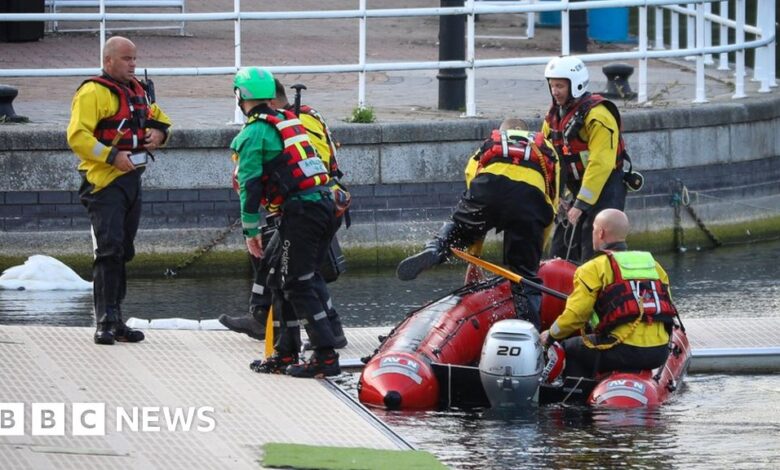 Salford Quays: Boy dies after swimming with friends