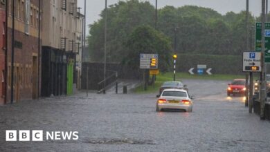 Six people saved in floods in NI