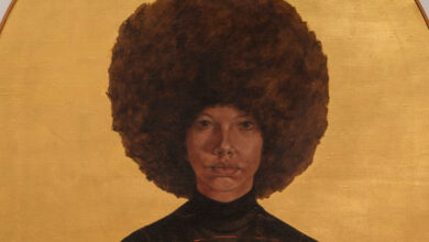 Portrait of Barkley L. Hendricks to hang with former owners at Frick
