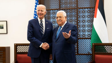 Biden gives different messages to Israelis and Palestinians