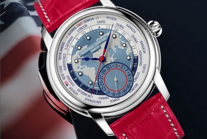 A Red, White and Blue Worldtimer