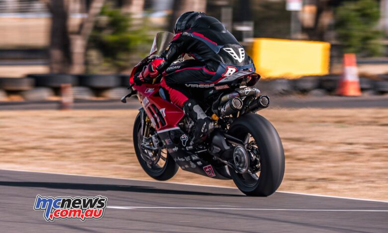 Broc Pearson races DesmoSport Ducati at Morgan Park ASBK