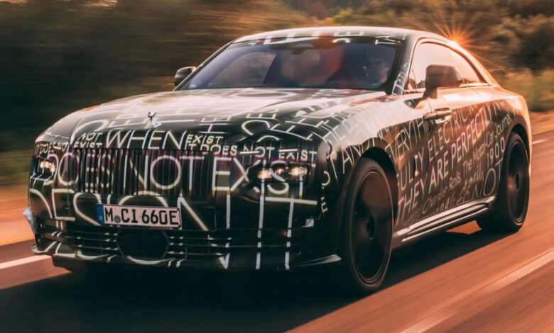 Testing Rolls-Royce Specter EV 2024 enters a new phase