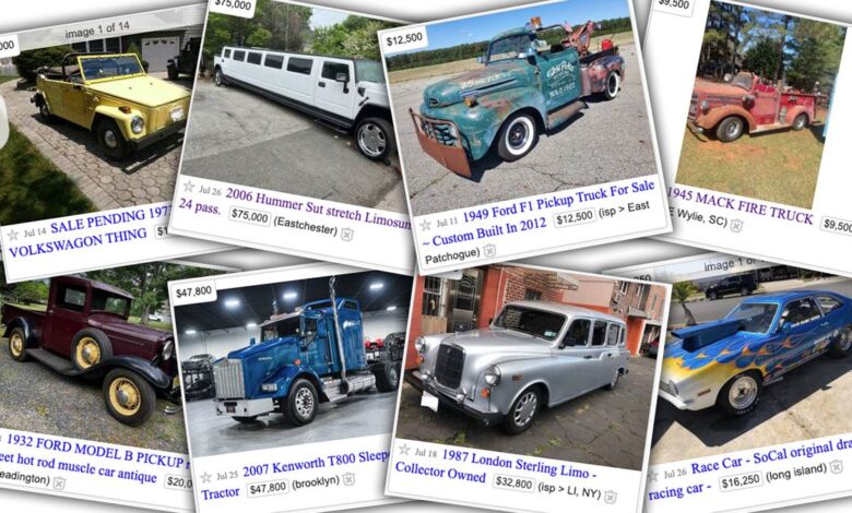 What is the weirdest car for sale on Craigslist?