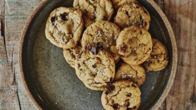 Chickpea Chocolate Chip Cookies are super easy desserts