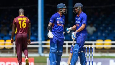 2nd ODI live score IND vs WI: Suryakumar, Dhawan, Gill fall as India stutters in chase 312