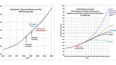 Updated Atmospheric CO2 Concentration Forecast to 2050 and Beyond - Rising with that?