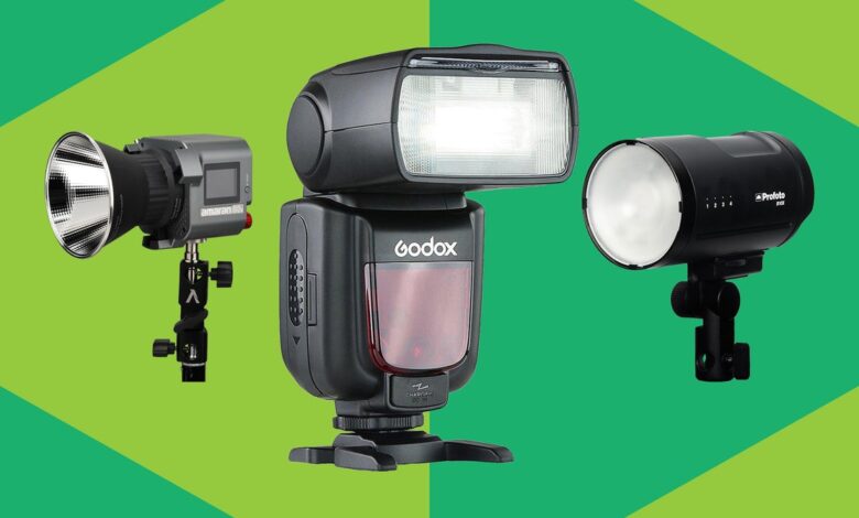 Camera Light Buying Guide (2022): Flash, LED, softbox, remote control, video light