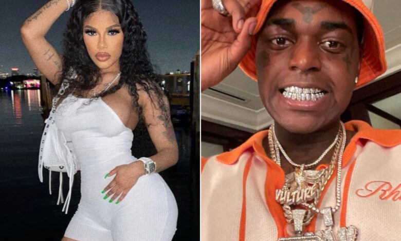 Mellow Rackz begins her tattoo removal process of Kodak Black's government name
