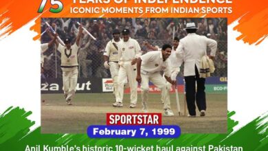 75 years of independence, 75 iconic moments of Indian sport: Number 55 - February 7, 1999: Anil Kumble's historic 10-goal win over Pakistan