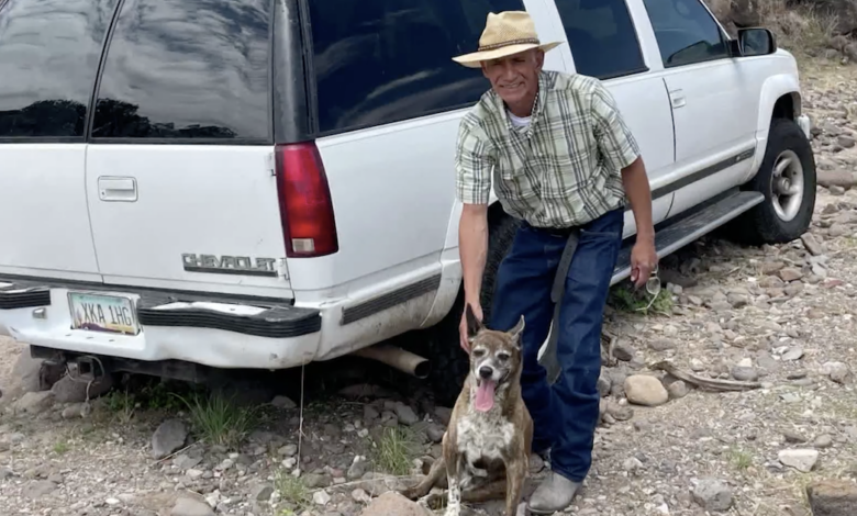 Man and 14-year-old dog survived 6 days lost in the desert