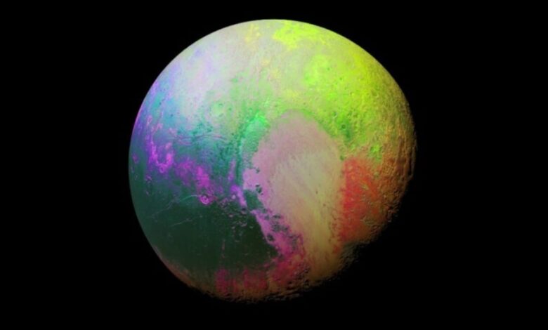 NASA posts a BEST image of "rainbow Pluto" on Instagram