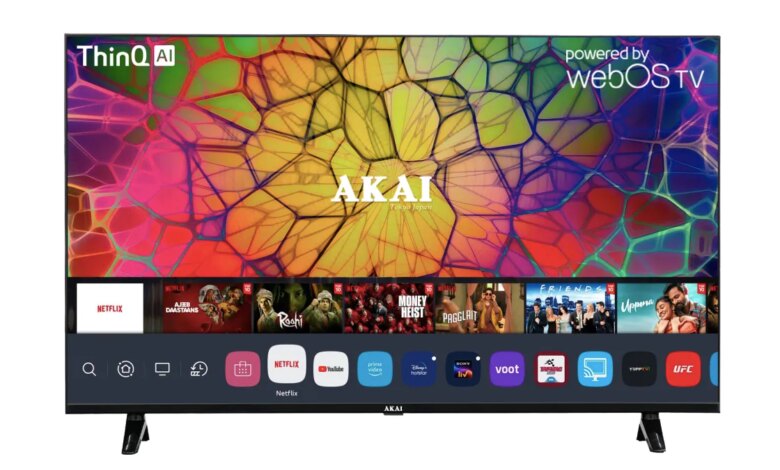 Akai webOS Smart LED TV Series Launched in India in 4 Sizes: Price, Specifications, Features