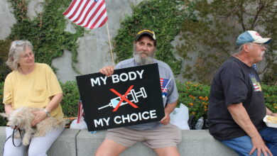 How the vaccine's enemies co-opted the 'my body, my choice' slogan: Shoot