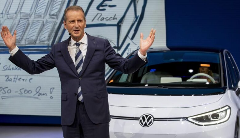 VW deposes CEO Herbert Diess, replacing him with Porsche boss