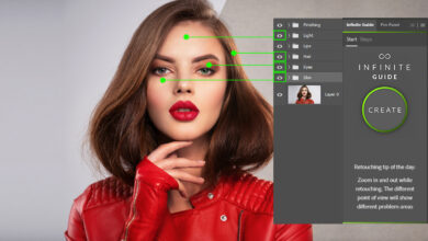 Skin Retouching Made Easy With Infinite Guide