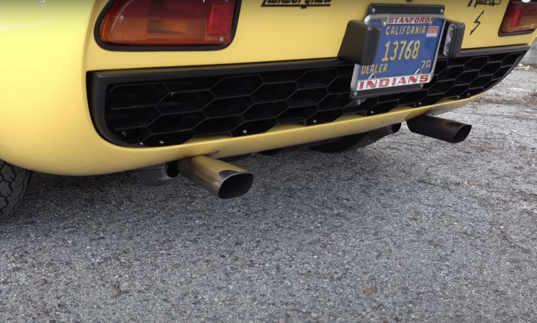 Wait, Lamborghini Miura has fake exhaust tips?