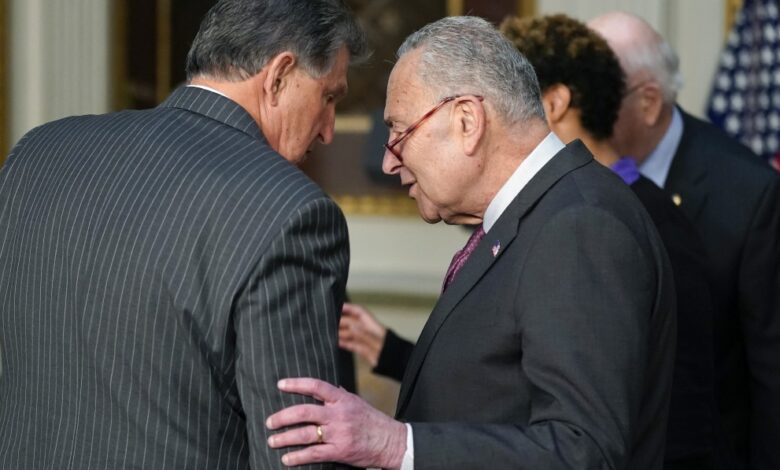 Manchin, Schumer announce surprise 'Inflation Reduction' deal on energy and taxes