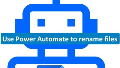 Use Power Automate to rename files text over vector image of a robot