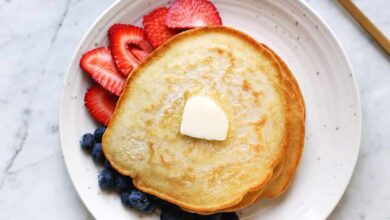 Homemade Pancakes - No Milk