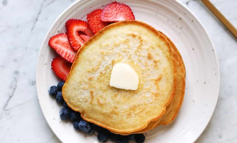 Homemade Pancakes - No Milk
