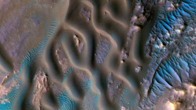 NASA shares stunning images of blue ripples on Mars, revealing the mystery of wind
