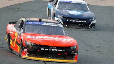Justin Allgaier wins at New Hampshire as Gragson, Cassill DQ
